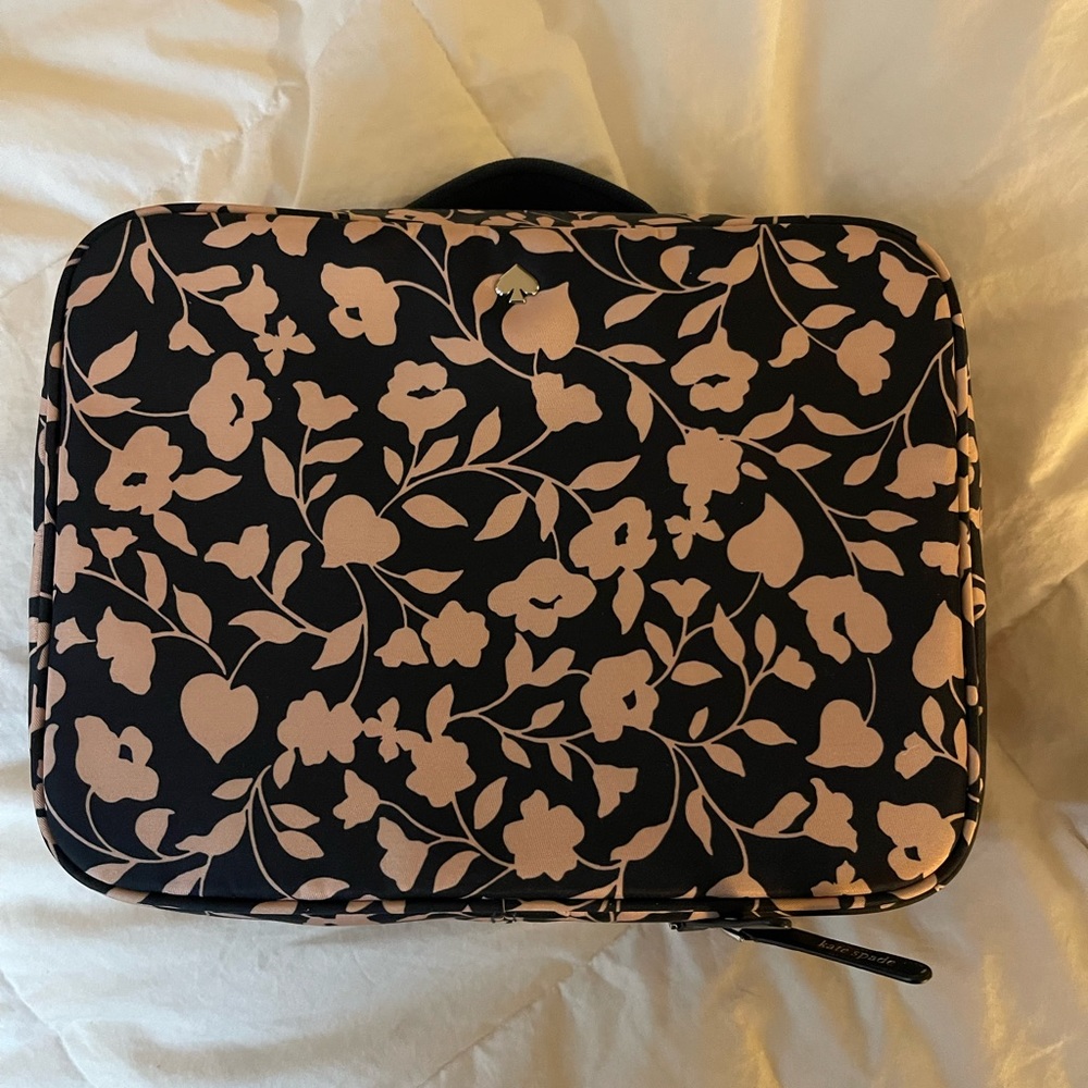 Kate Spade Jae Garden Bine Cosmetic Travel Case